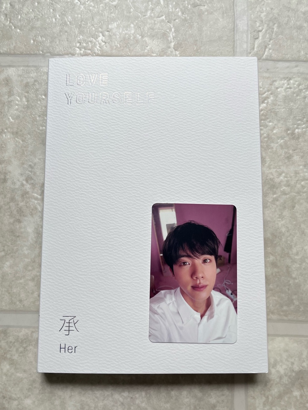 BTS Love Yourself Her (L Version ) Jin Photocard